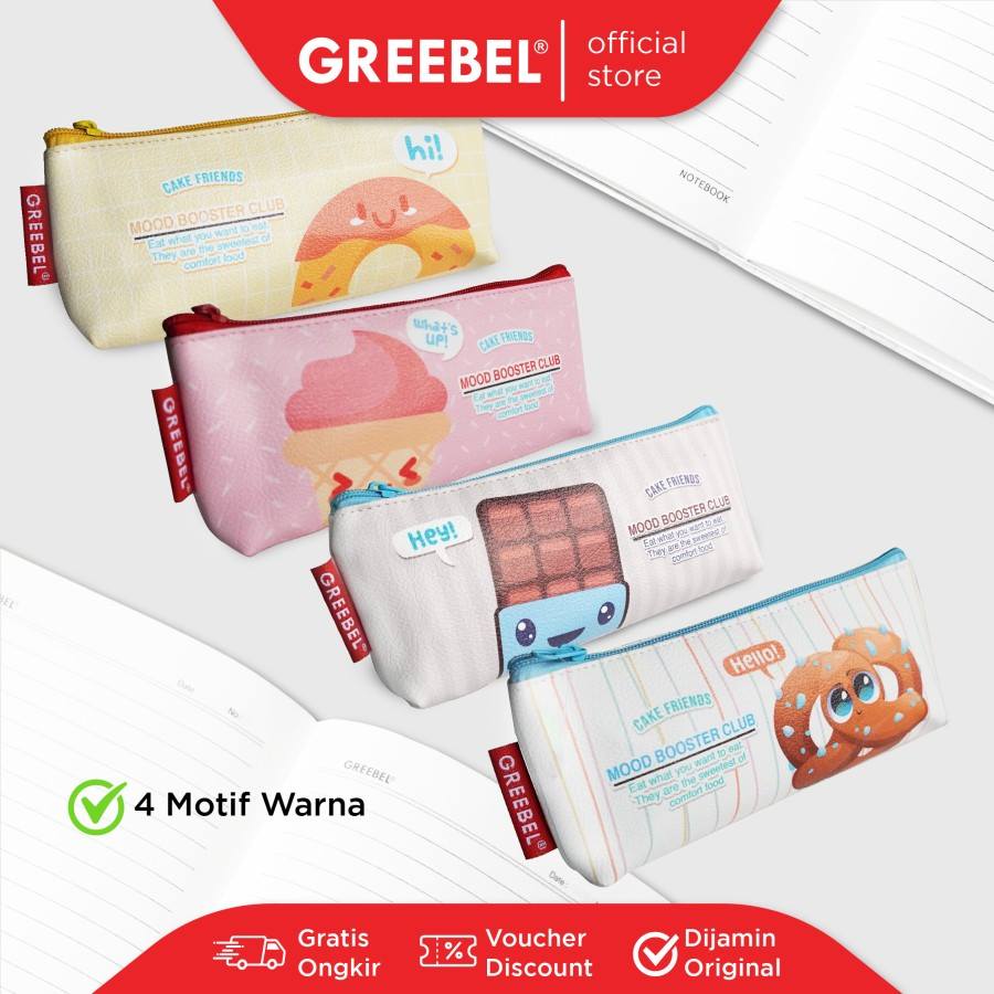 Tempat Pensil Greebel Pencil Bag 0105-02 Mika / Kotak Pensil / Pencil Case  