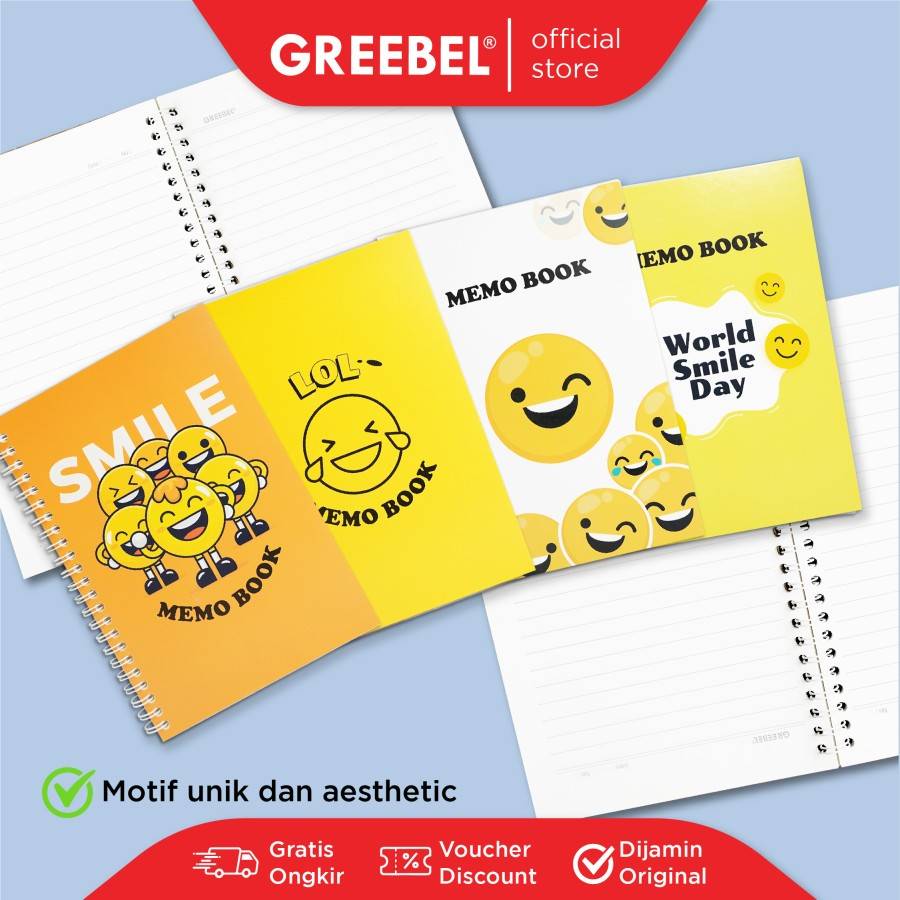 Greebel Ring Book 8064 A5C 35 Ukuran A5 / Buku Agenda Notebook / Buku Catatan  