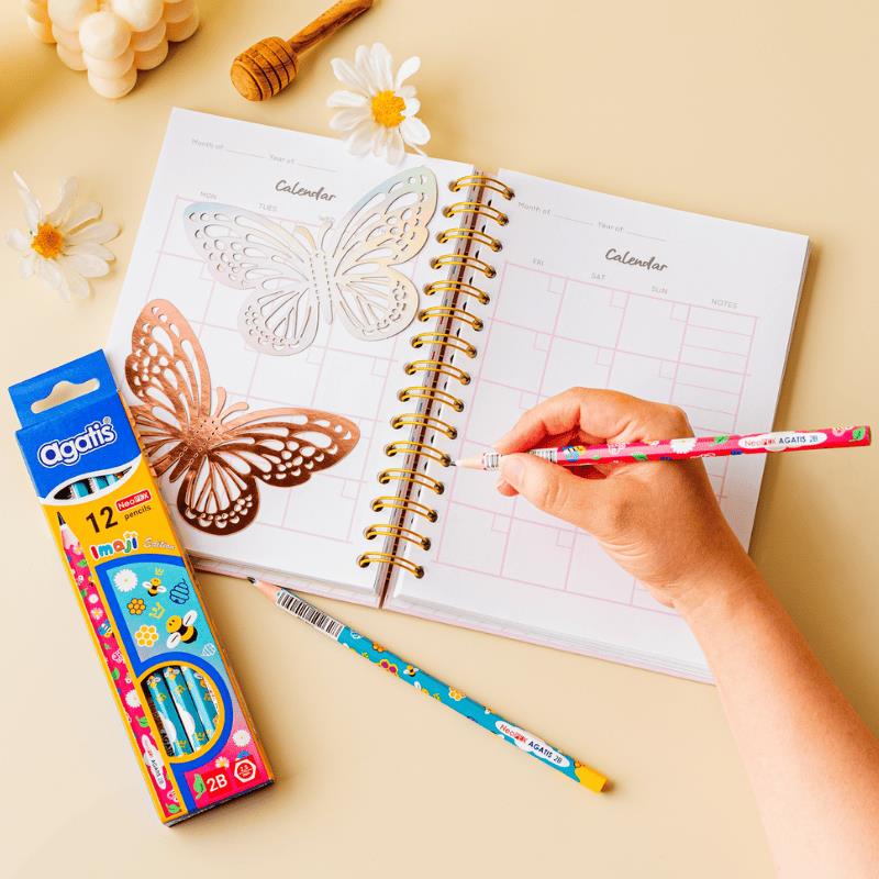 Pensil / Agatis Pencil 2B NH-2BW2-1201 Neopex Graphite Hexagonal [1 PACK]  