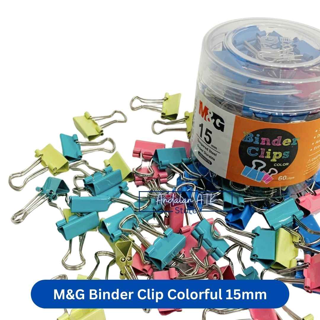 M&G Binder Clip Colorful No. 105 / Jepitan Klip Kertas / Paper Clip