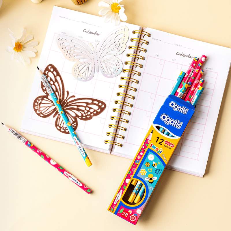 Pensil / Agatis Pencil 2B NH-2BW2-1201 Neopex Graphite Hexagonal [1 PACK]  