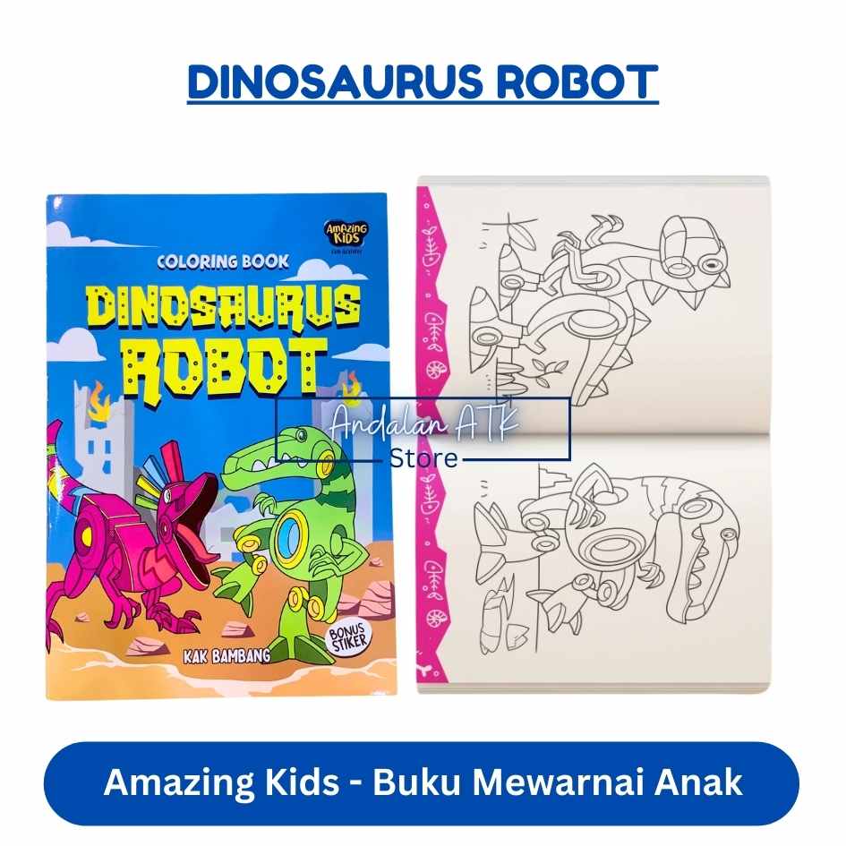 Amazing Kids Buku Mewarnai Anak Coloring Book / Buku Bacaan Cerita Anak