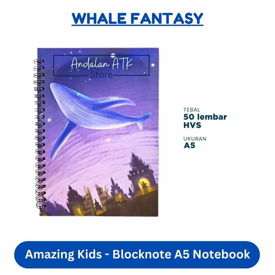 Amazing Kids Blocknote A5 Isi 50 Lembar / Buku Catatan / Notebook / Buku Agenda  
