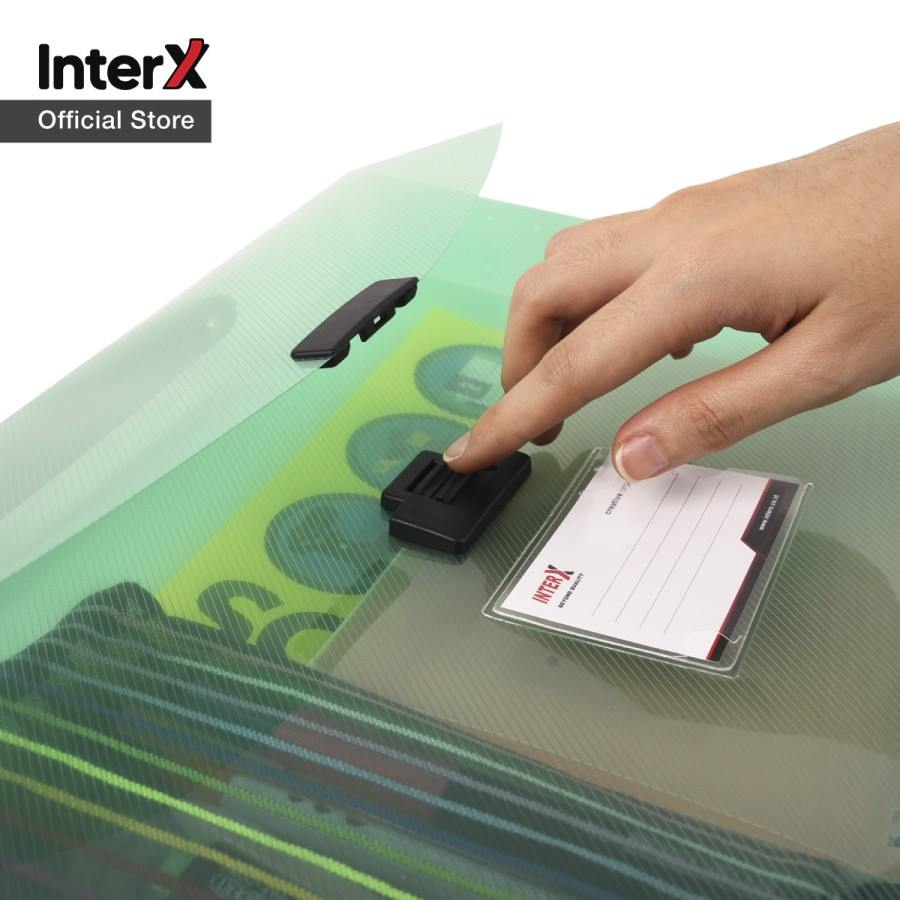 Map Plastik / Carry Case 4cm InterX Folder File