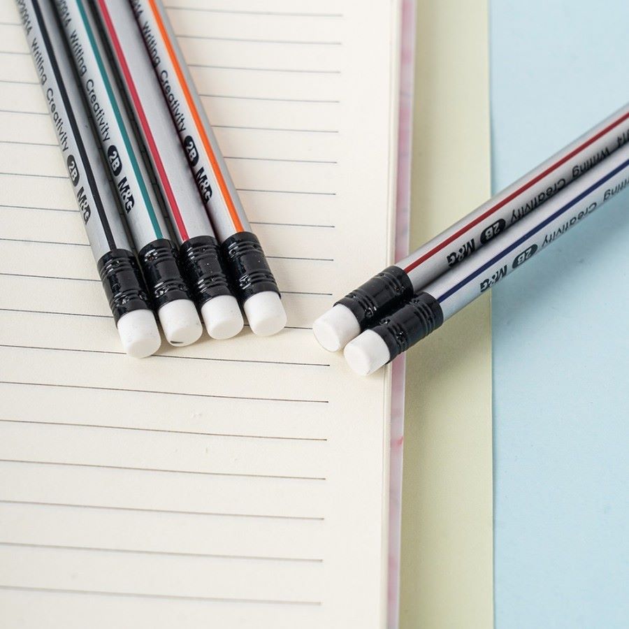 Pensil M&G / Pencil M&G Triangle with eraser 2B AWP30914 / Tipe 2B