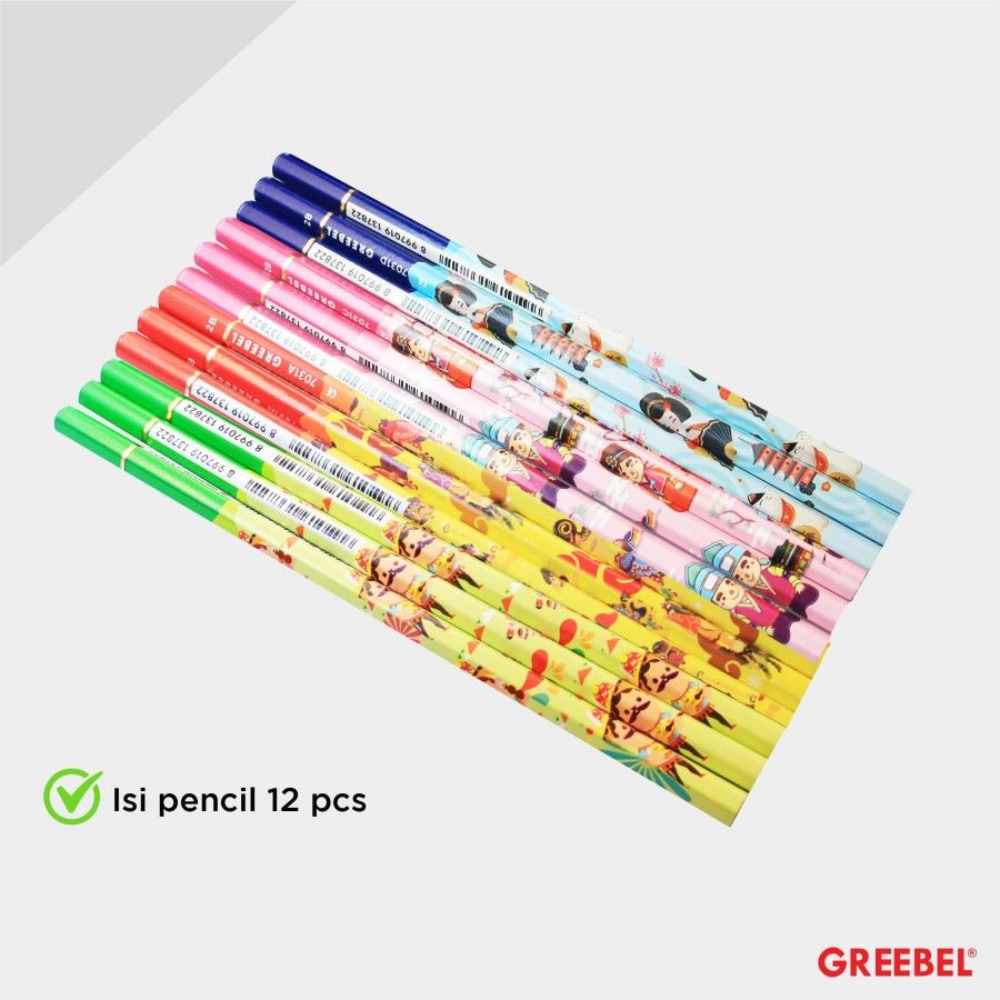 Pensil Greebel 7031 Culture 2B / Pencil Graphite Kayu