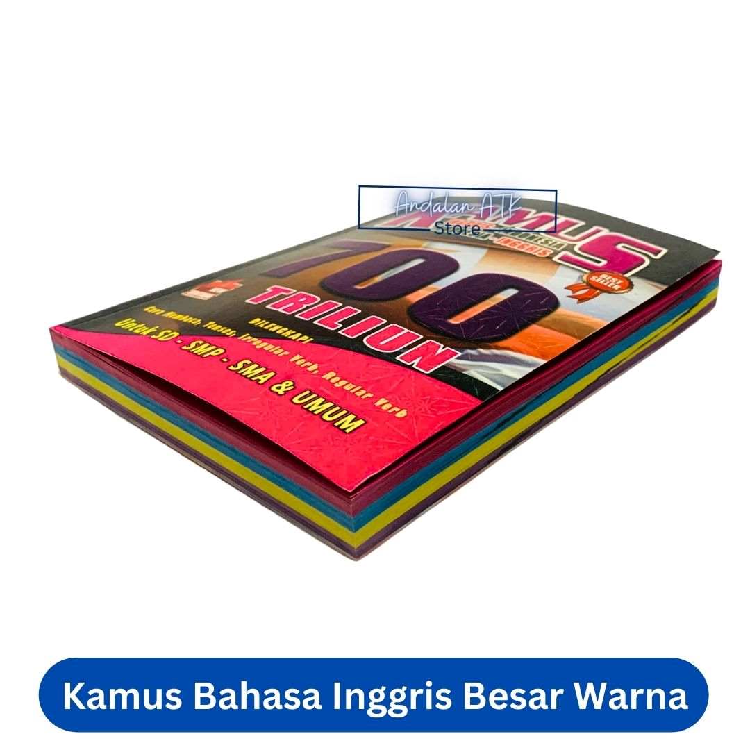Kamus Bahasa Inggris Besar Warna  