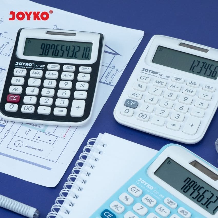 Kalkulator Joyko CC-32 Calculator 12 Digit Check & Correct