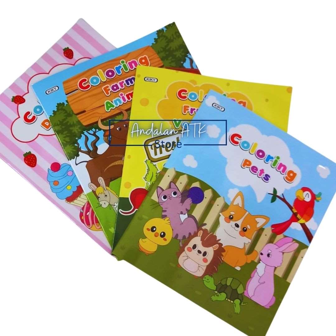 Buku Mewarnai Anak Kiky Tanggung / Coloring Book  