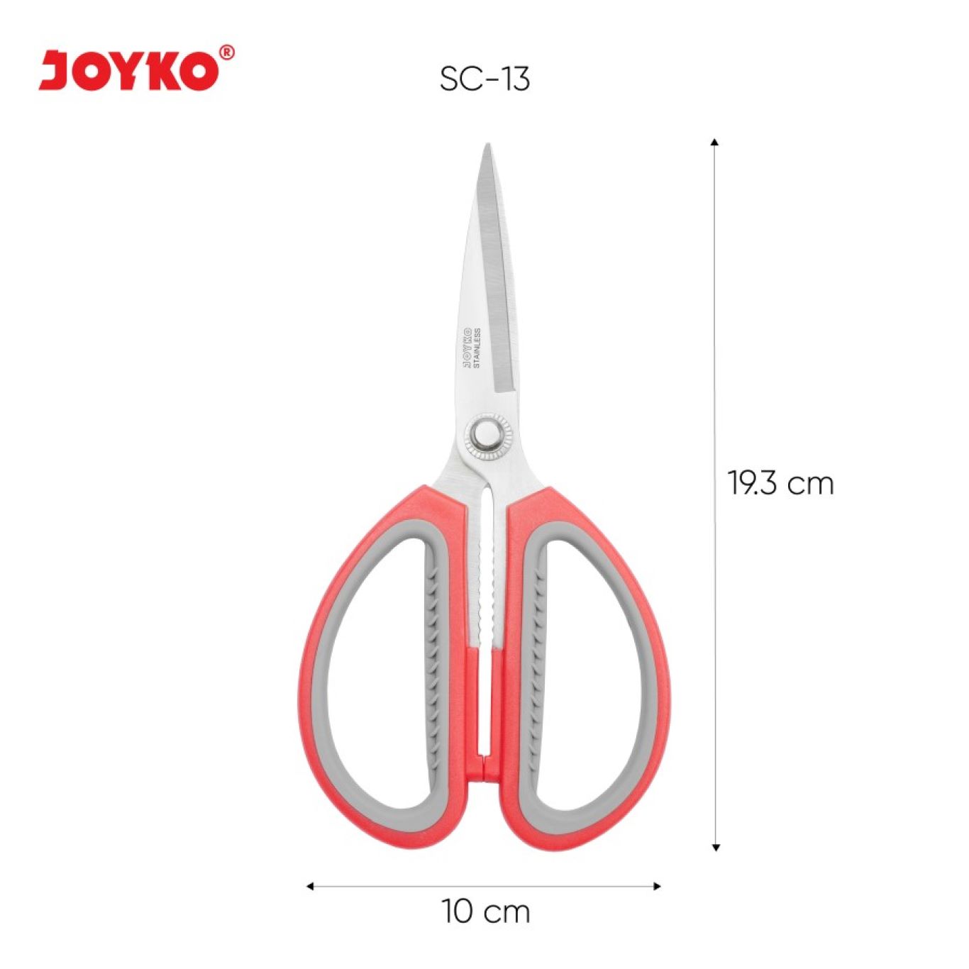 Gunting Joyko SC-13 Ukuran Besar / Scissor Stainless Handle