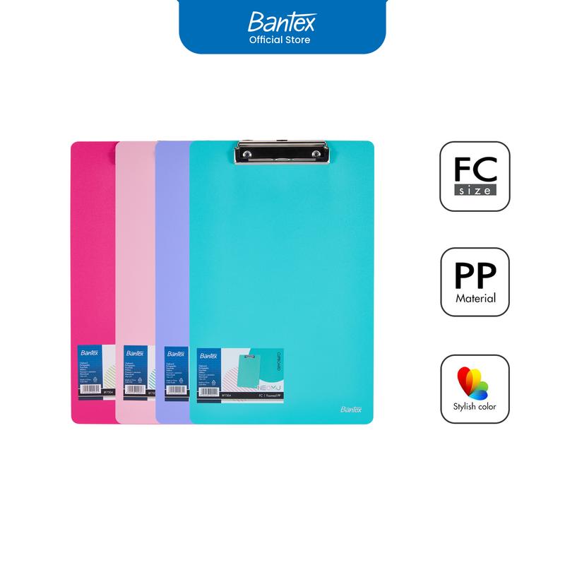 Clipboard Bantex FC BF7504 / Papan Jalan Bantex Ukuran F4 Folio  