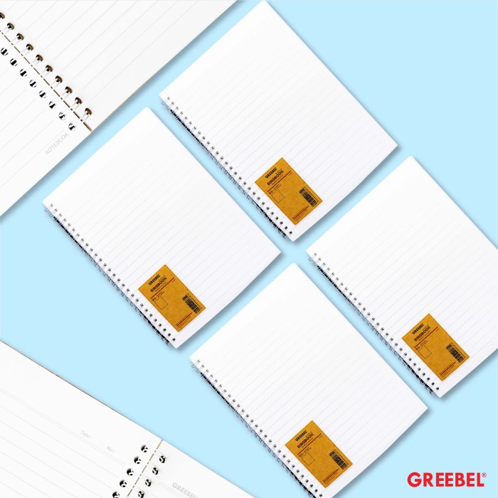 Greebel Ring Book 8060 A5 PP-1 Ukuran A5 / Buku Agenda Notebook / Buku Catatan