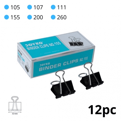Binder Clip Joyko / Binder Klip Penjepit Kertas  
