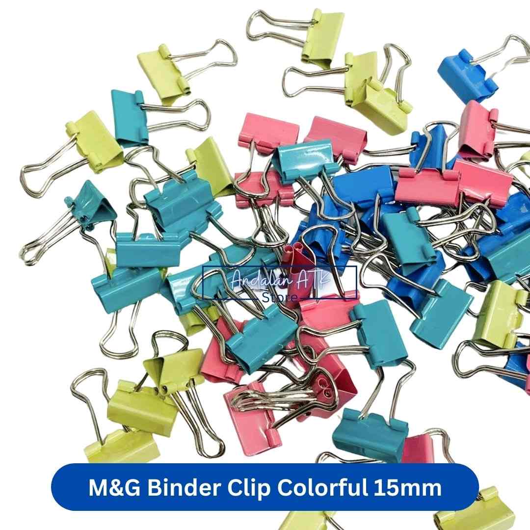 M&G Binder Clip Colorful No. 105 / Jepitan Klip Kertas / Paper Clip