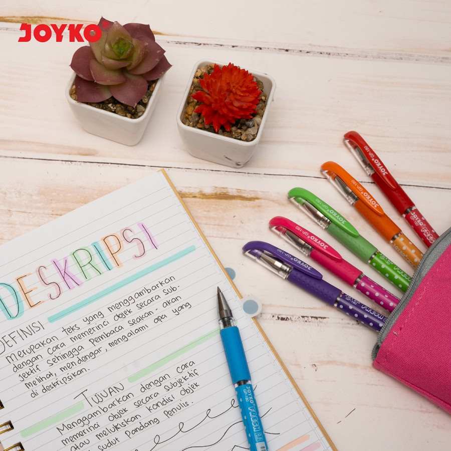 Pulpen Joyko / Ballpoint Joyko GP-180 Fresh 0.5mm Hitam / Pena