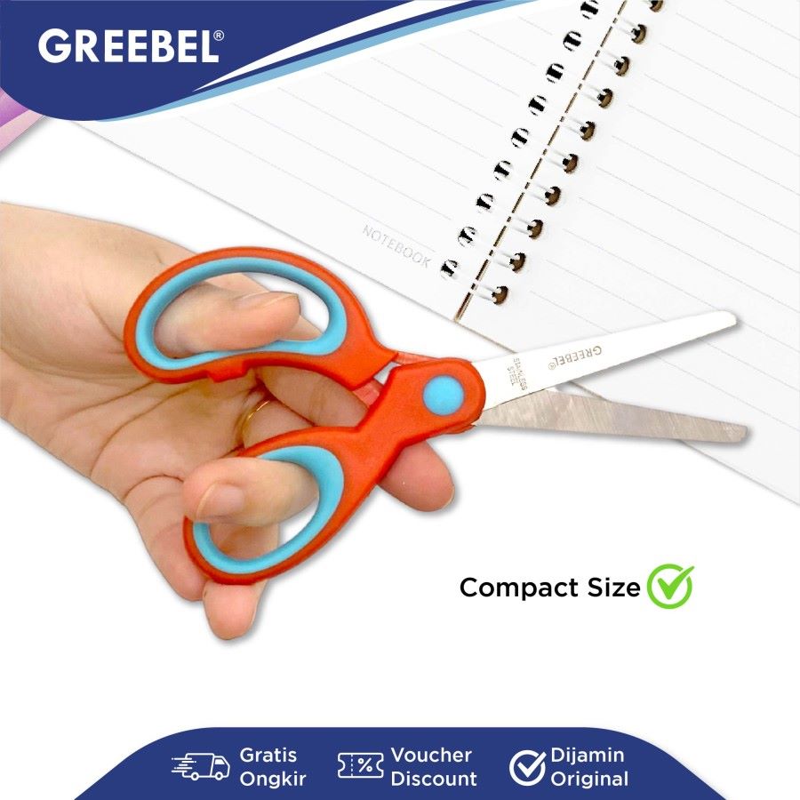 Gunting Anak / Greebel Gunting Sc-02 Scissor  