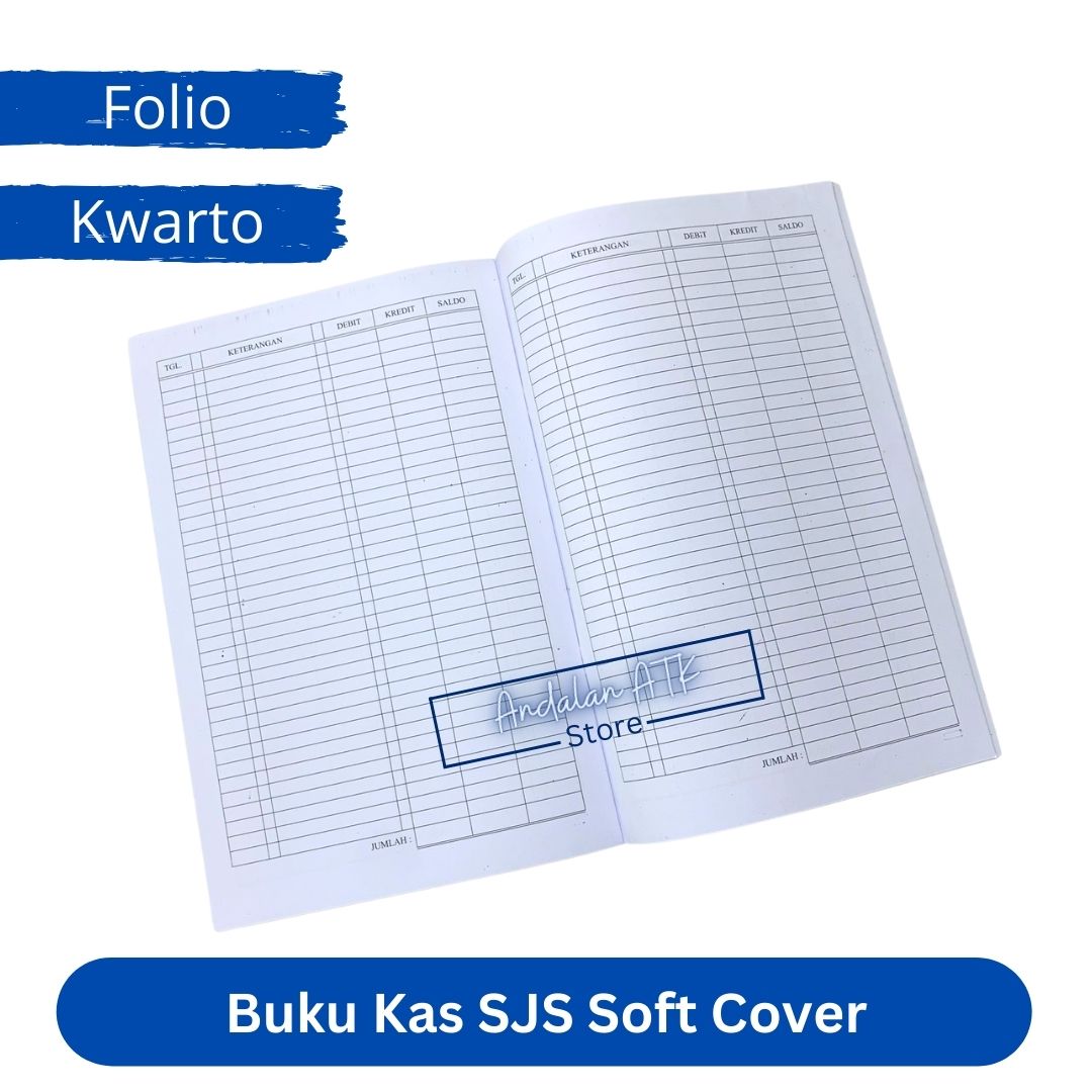 Buku Kas Soft Cover SJS Ukuran Kwarto dan Folio  