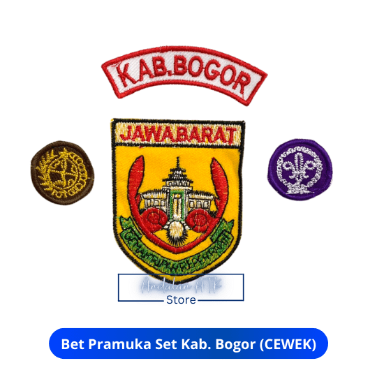 Bet Pramuka Set Cewek dan Cowok / Lokasi Kab. Bogor dan Kota Depok  