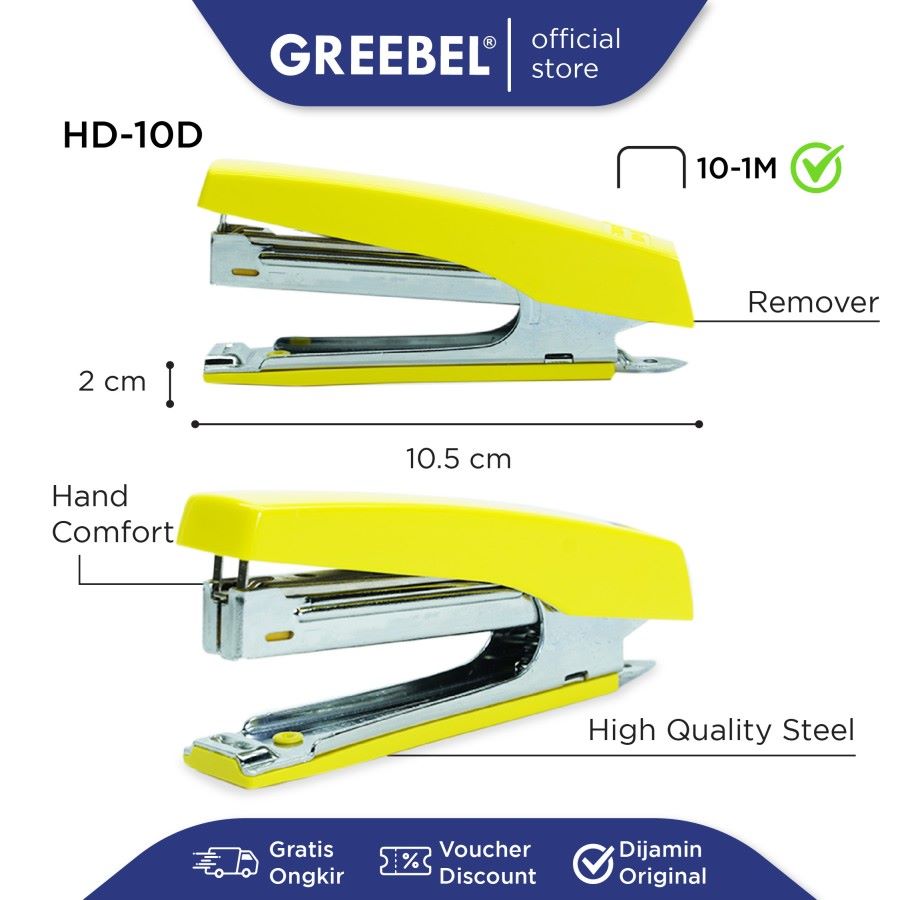 lat Staples / Greebel Stapler HD-10D  