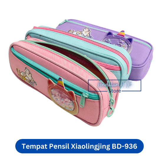 Tempat Pensil Anak Xiaolingjing BD-936 Unicorn / Kotak Pensil / Pencil Case