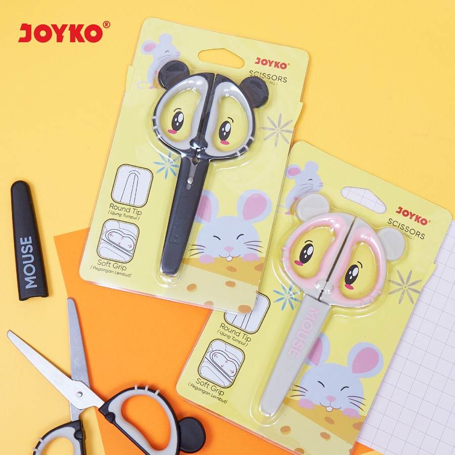 Gunting Anak Joyko Scissor SC-27 Mouse  