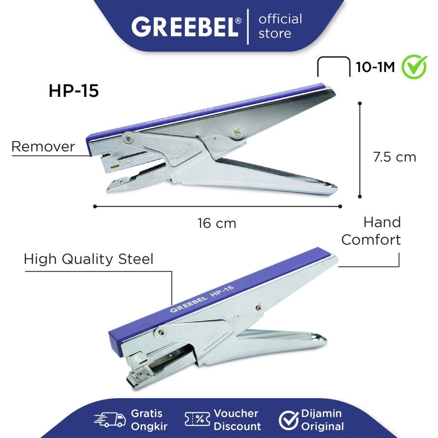 Alat Staples / Greebel Stapler HP-15