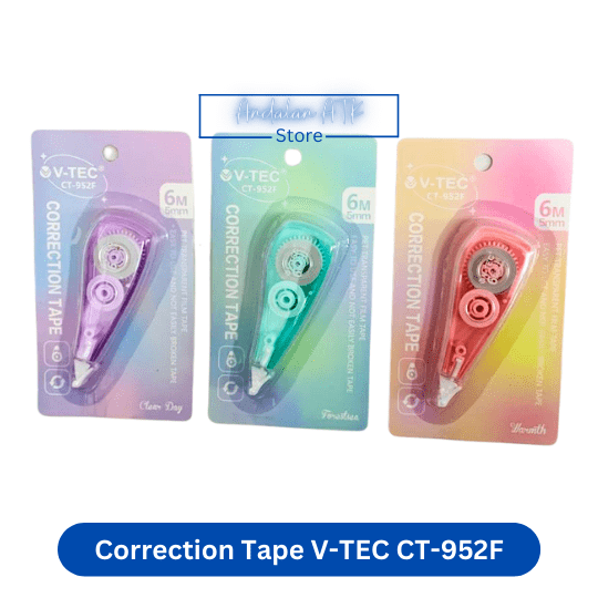 Tip Ex Kertas / Correction Tape V-TEC CT-952F Tipex