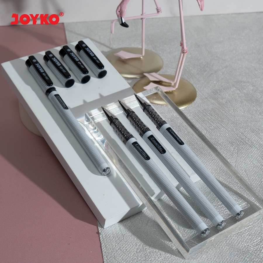 Pulpen Joyko / Ballpoint Joyko GP-157 Comet Gel 0.5mm Hitam / Pena