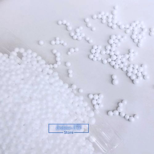 Foam Butir Prakarya Putih dan Rainbow / Gabus Bulat