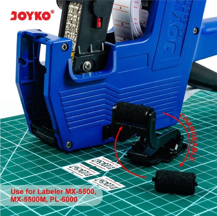 Ink Roller Label Harga Joyko IR-20 20 mm Tinta Hitam  