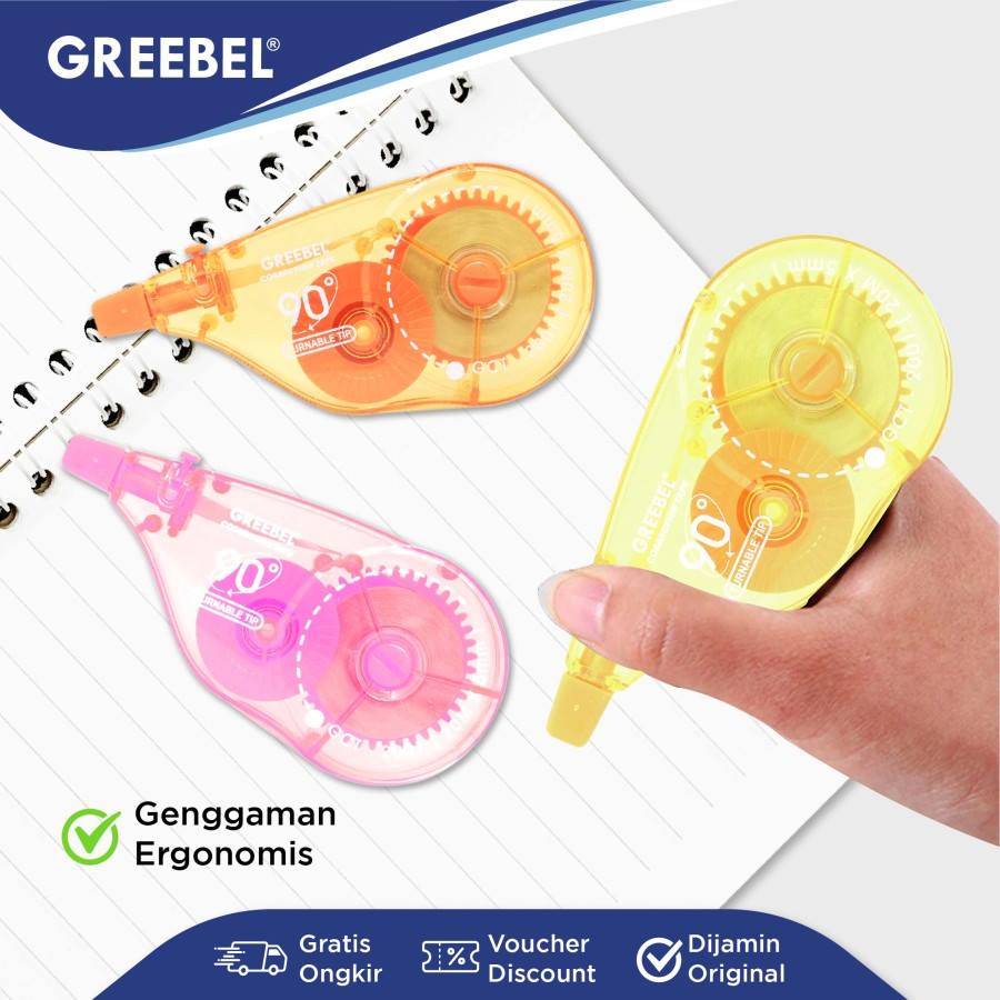 Tip Ex Kertas / Greebel Correction Tape GCT-2001
