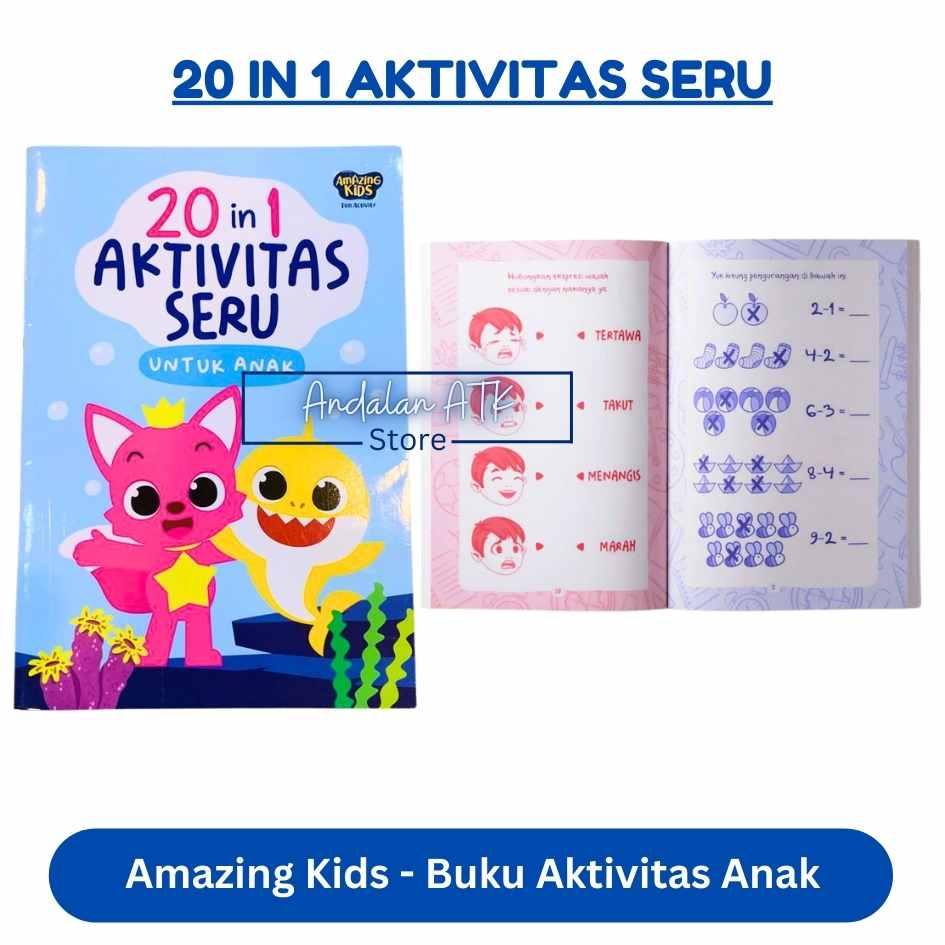 Amazing Kids Buku Aktivitas Anak Smart Activity / Buku Bacaan Cerita Anak