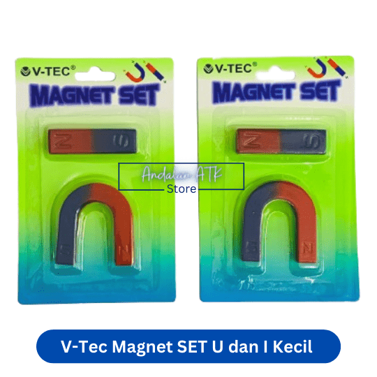 Magnet V-TEC SET U dan I Kecil / Magnet Batang VTEC No-8074  