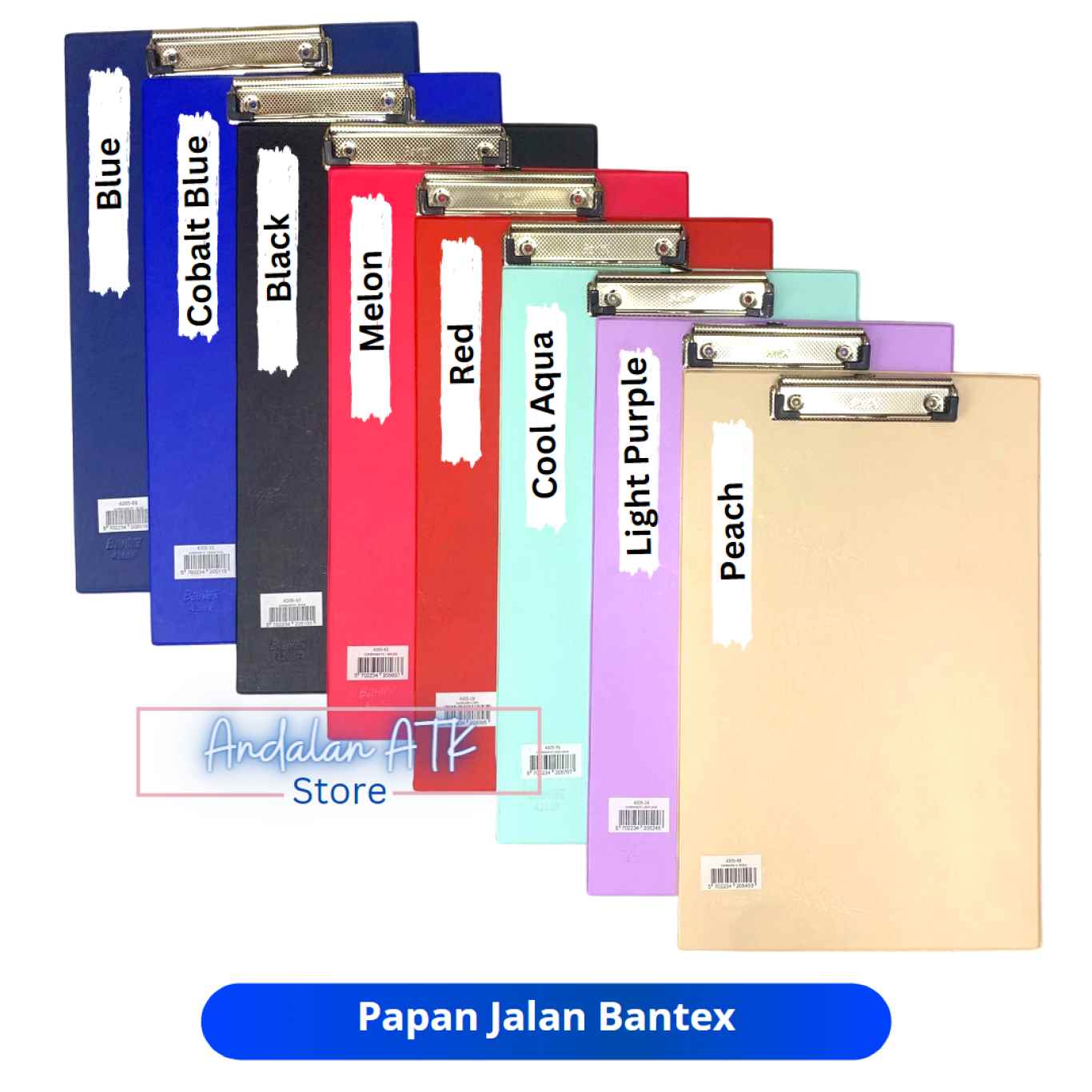 Papan Jalan Bantex Ukuran Folio / Clipboard Bantex / Papan Ujian  