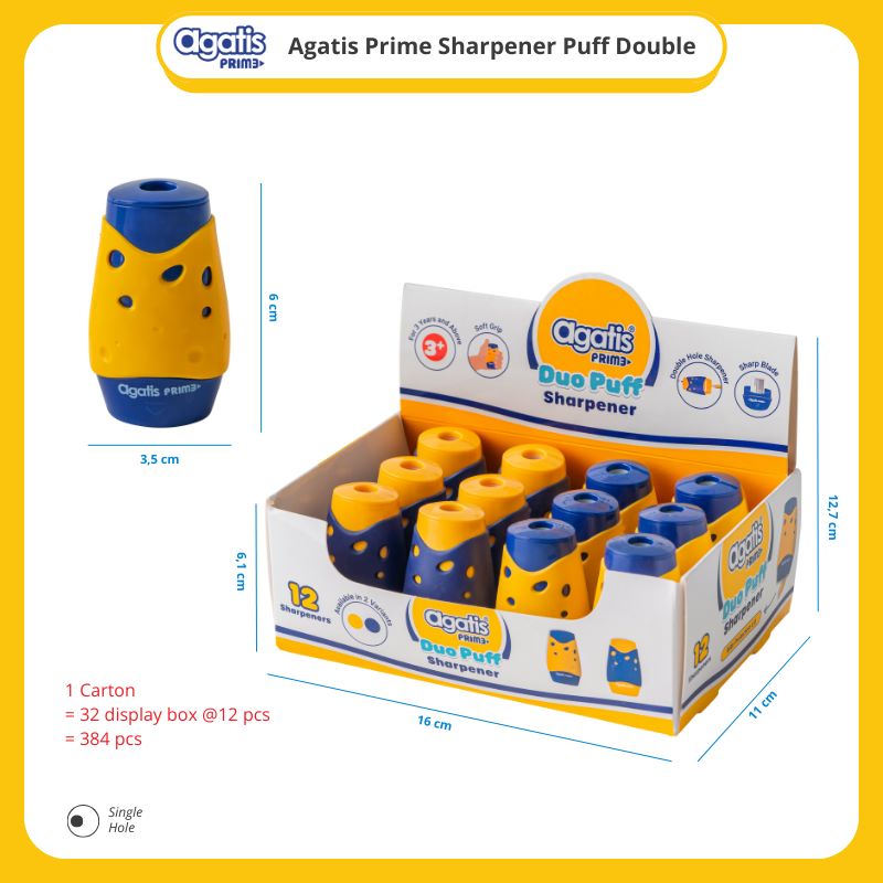 Agatis Sharpener / Rautan PSR2-FT01-LS1201 2 Hole With Tube  