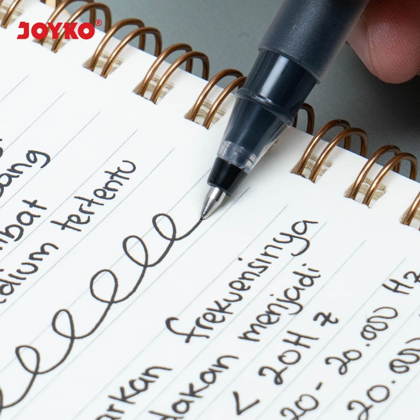 Pulpen / Ballpen Gell Joyko GP-357 Kazey Hitam Ukuran 0.5mm / Ballpoint