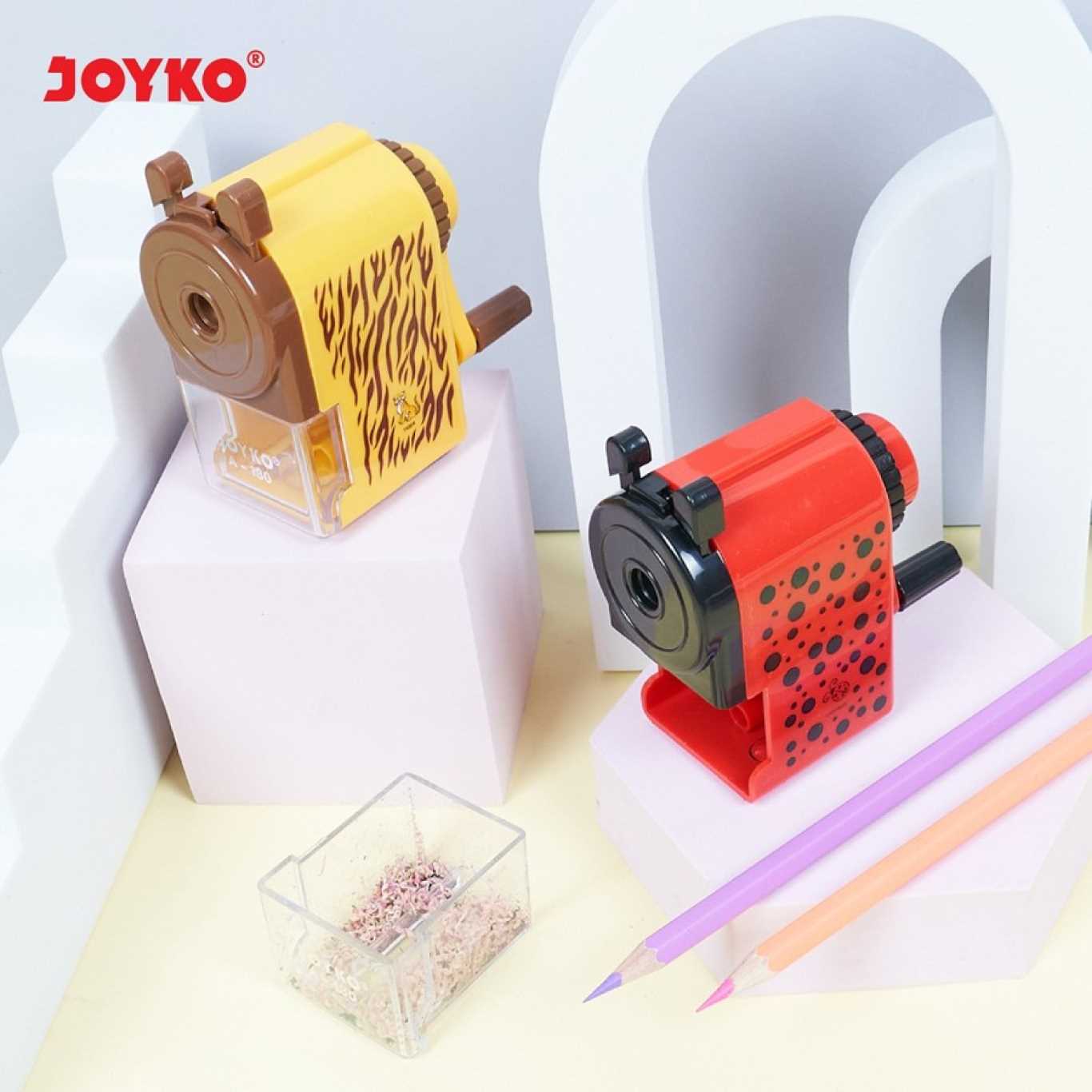Rautan Putar Joyko A-130 Sharpener / Rautan Meja / Serutan Pensil  