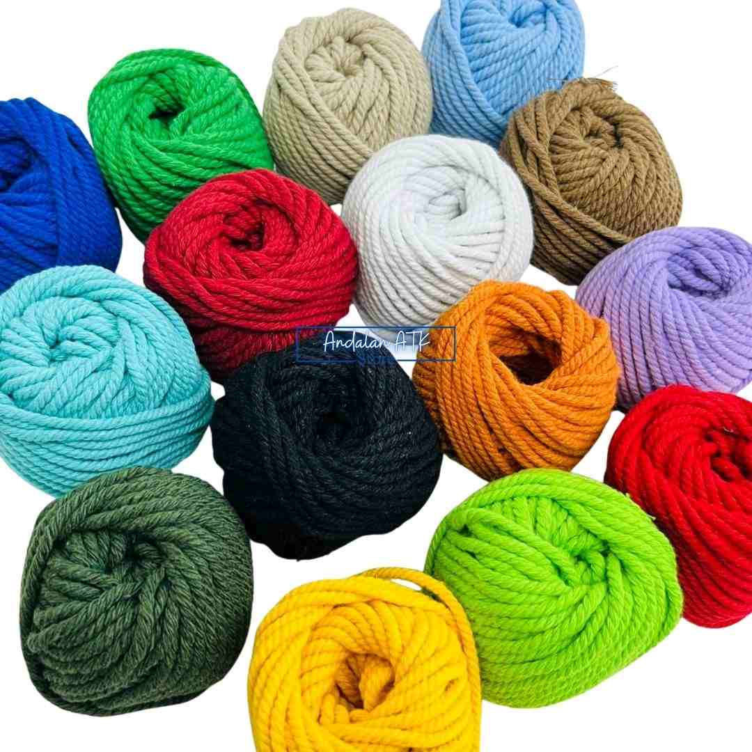 Tali Katun Makrame 4mm / Benang macrame