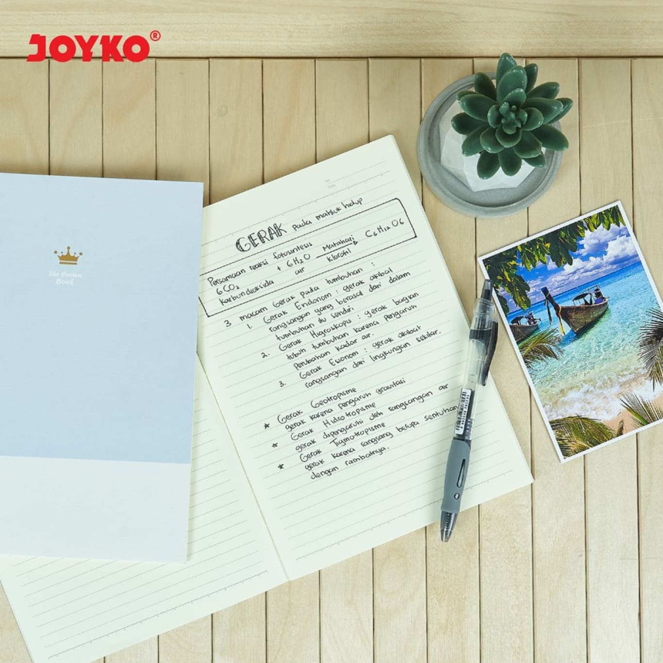 Joyko Notebook A5 Diary Agenda Buku Catatan Bergaris NB-708 [40 Lembar]  