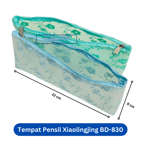 Tempat Pensil Anak Xiaolingjing BD-830 Bunga / Kotak Pensil / Pencil Case  