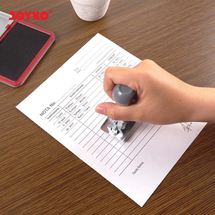 Stempel Received Dengan Tanggal / Cap Diterima / Date Stamp Joyko S69  