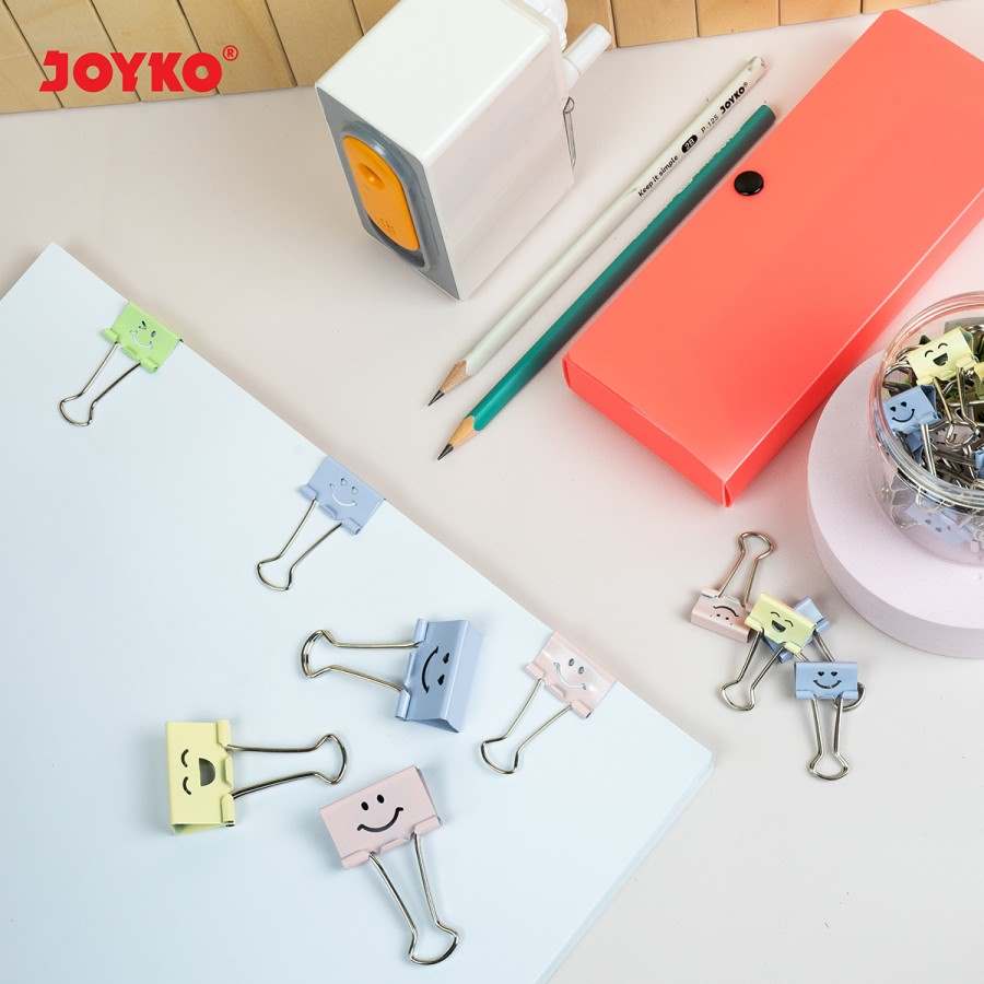 Binder Clip Joyko FC-2 No. 107 dan No. 111 / Jepitan Klip Kertas / Paper Clip  