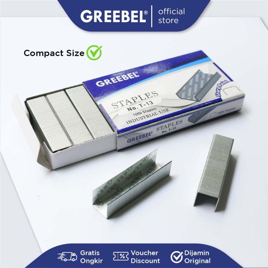 Isi Staples / Greebel Staples T-13 Untuk Jilid / Refiil Stapler  