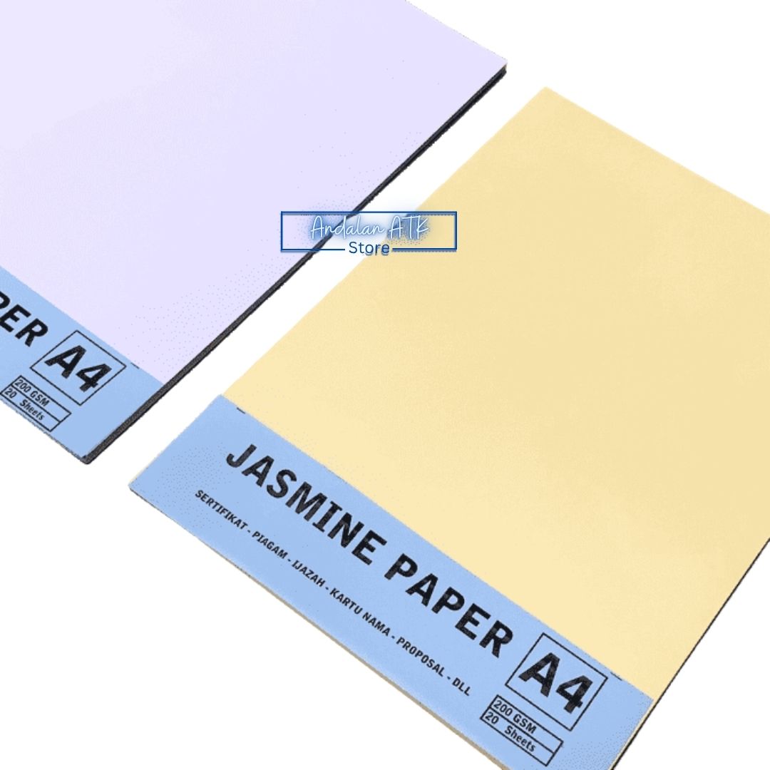 Kertas Jasmine Ukuran A4 Isi 20 Lembar [200gr] / Kertas Sertifikat  