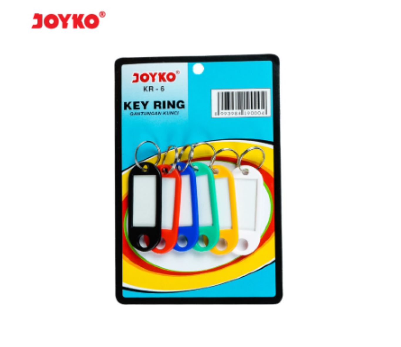 Gantungan Kunci Joyko Kr-6 Key Ring [Isi 6 Pcs]  