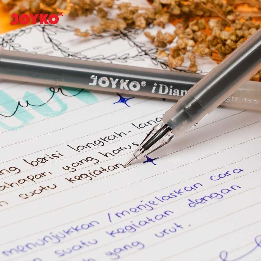 Pulpen Joyko / Ballpoint Joyko GP-212 iDiamond 0.5mm Hitam / Pena  