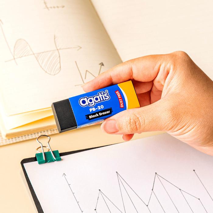 Penghapus Agatis / Agatis Eraser Eco Black PB-20 PB-2001
