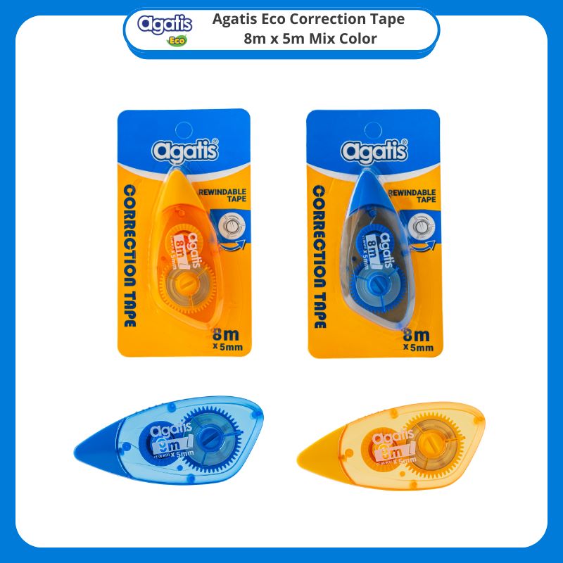 Tip Ex Kertas / Correction Tape Agatis 8Mx5MM GCT-08-BC01-B