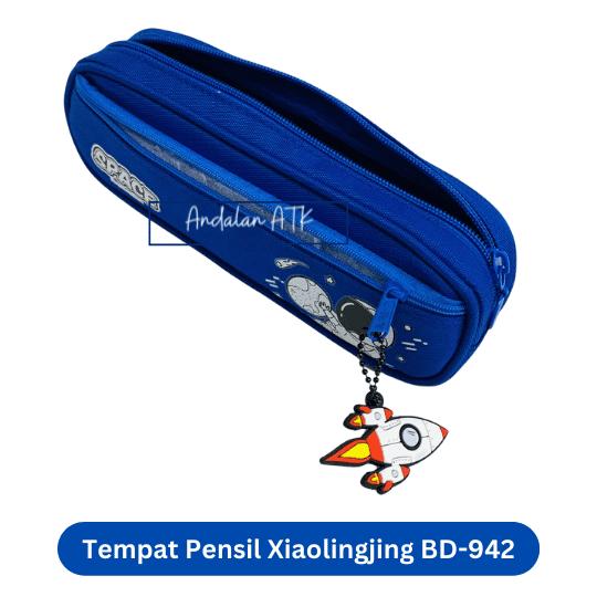 Tempat Pensil Anak Xiaolingjing BD-942 Space / Kotak Pensil / Pencil Case