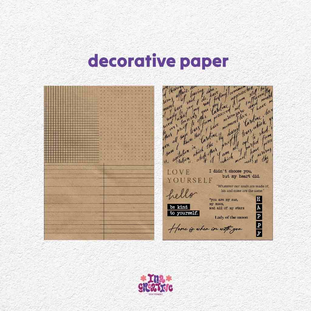 Ina Creative Scrapbook KIT Ukuran A5  